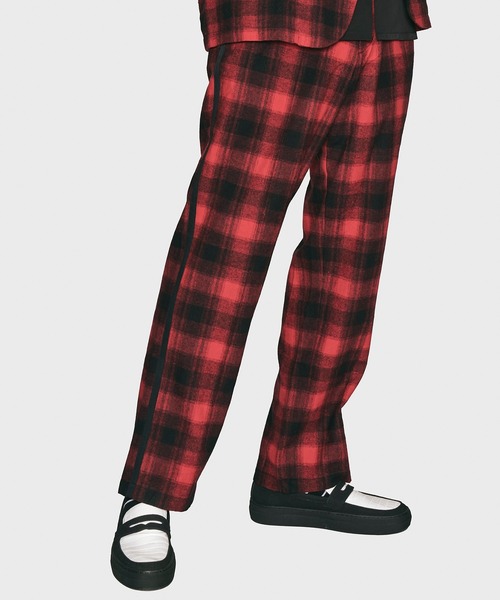 CRIMIE（クライミー） パンツ JAX SUIT TROUSERS CHECK メンズ