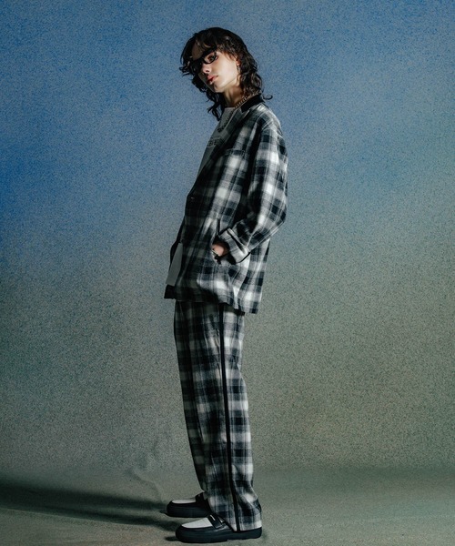 CRIMIE（クライミー） パンツ JAX SUIT TROUSERS CHECK メンズ