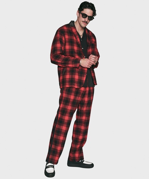 CRIMIE（クライミー） パンツ JAX SUIT TROUSERS CHECK メンズ