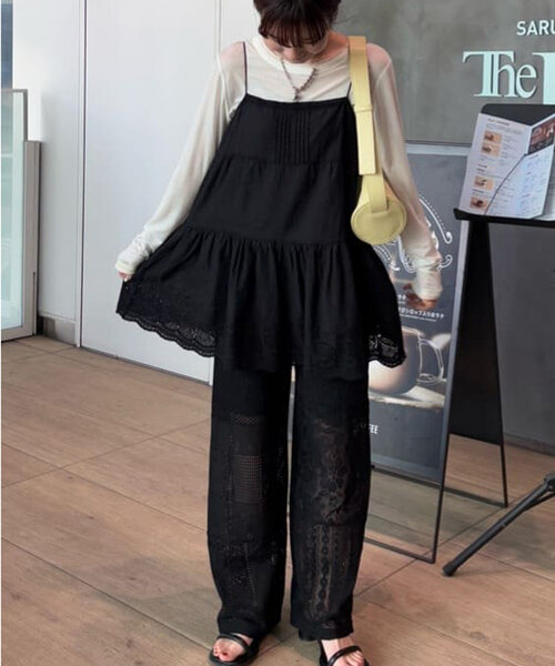 ブラウス シャツ 「今っぽ最旬トップス」「umm.」刺繍キャミチュニック レディース Discoat ブラウス シャツ 「今っぽ最旬トップス」「umm.」刺繍