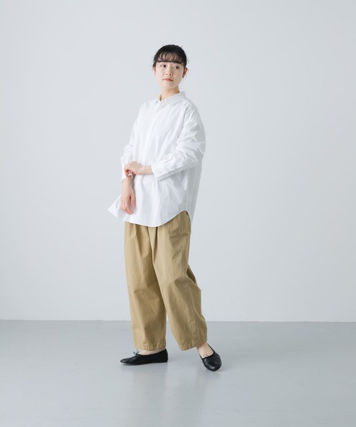 かぐれ ブラウス シャツ コットンレギュラーシャツ レディース