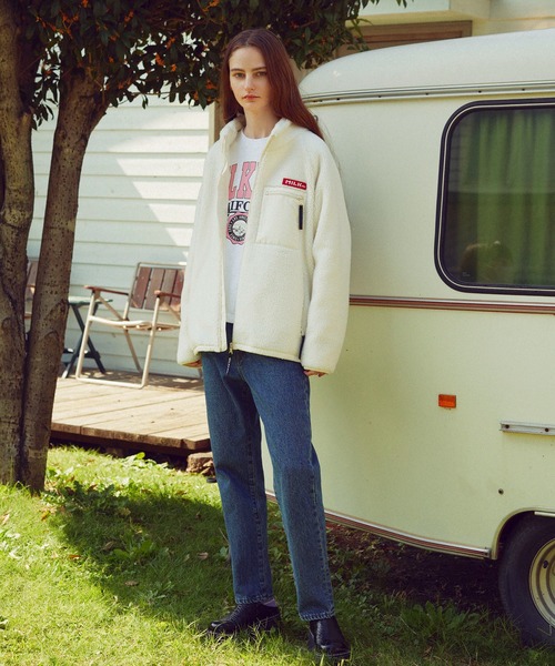 「MILKFED.」 ブルゾン M ベージュ レディース_画像3