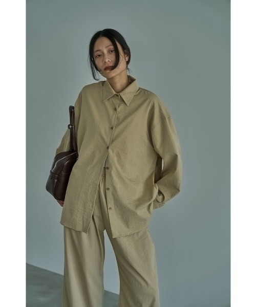 ブラウス シャツ COMFORTABLE SETUP SHIRTS レディース