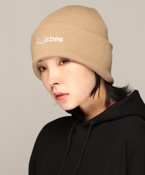 キューン　ロゴニット帽 Amazon | Maison Kitsune メゾンキツネ フォックスヘッドロゴ