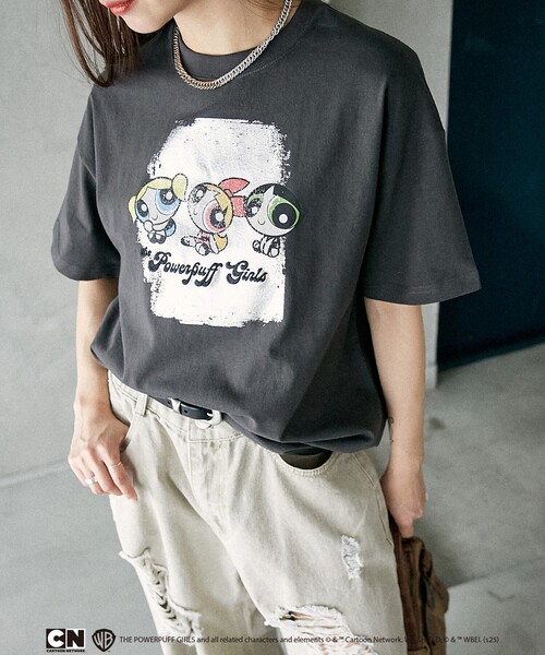 POWER PUFF GIRLS パワーパフガールズプリント Tシャツ XXL PUBLUX tシャツ 「THE POWERPUFF GIRLS」パワーパフ ガールズ