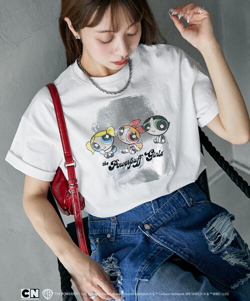 tシャツ THE POWERPUFF GIRLS T/SH ザ パワーパフ ガールズ Tシャツ レディース PUBLUX tシャツ 「THE POWERPUFF GIRLS」パワーパフ ガールズ