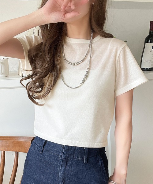 classicalelf（クラシカルエルフ） tシャツ さりげなく輝くラメが主役