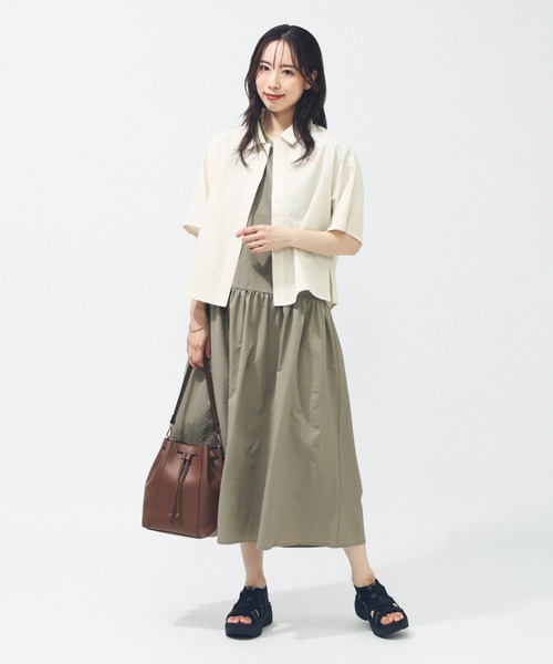 PUMA tシャツ プーマ SUMMER SS シアサッカー シャツ レディース