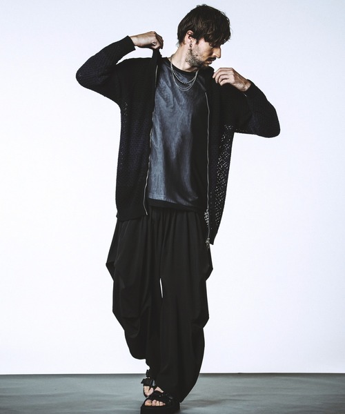 NO ID.（ノーアイディー） パンツ 「NO ID.」Changing Gather Drape