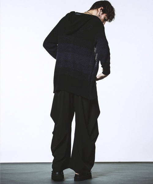NO ID.（ノーアイディー） パンツ 「NO ID.」Changing Gather Drape