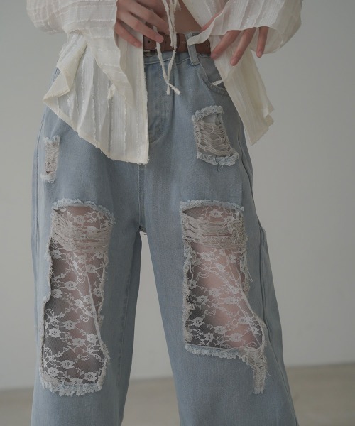デニム・ジーパン [overdueflair] ROSE DENIM PANTS Levi's ジーンズ デニム デニムパンツ Levi's/リーバイス
