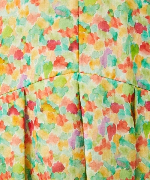 Jocomomola（ホコモモラ） ワンピース Verde esmeralda リネンプリント