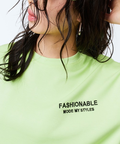 tシャツ 「Narcissus」リラックスステッチTシャツ レディース Narcissus tシャツ 「Narcissus」リラックスステッチTシャツ
