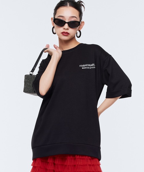 tシャツ 「Narcissus」リラックスステッチTシャツ レディース Narcissus tシャツ 「Narcissus」リラックスステッチTシャツ