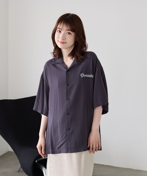 ◎半袖シャツ set ライン系 暗色 レーヨン混 他 (メンズL) 10枚セット まとめ売り 古着卸 1円スタート 最落なし MG5352 シャツ 半袖 メンズ ドットパターン ボックス 「接触冷感・UV