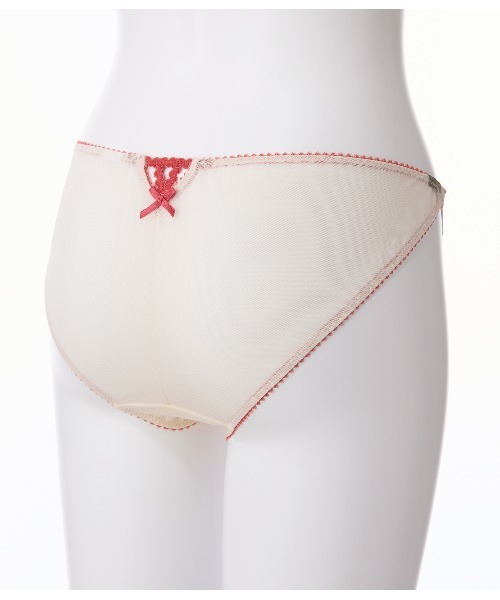 ★PEACH JOHN★ベロアフリルレースパンティ★リボン★ショーツパンツ下着★ PEACH JOHN（ピーチジョン） ショーツ リボンモチーフショーツ