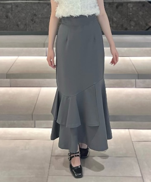 スカート june 31 Sons de mode スカート 2025春夏新作 ラッフルマーメード
