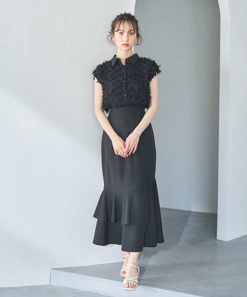 スカート june 31 Sons de mode スカート 2025春夏新作 ラッフルマーメード