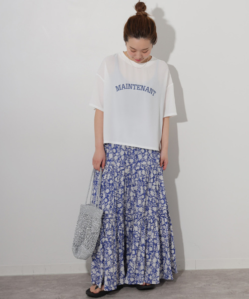 JOURNAL STANDARD relume tシャツ 「追加2」2WAYジョーゼット