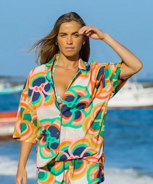 ブラウス シャツ BILLABONG レディース 「MAMIWATA」 MAMI WATA BEACH SIDE SS WVN 半袖シャツ 「2025