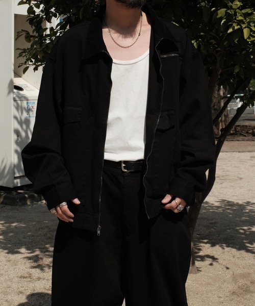 ディニュ digne コットン　ジャケット 黒 2AM デニムジャケット gジャン INTODUSK / VARIETY SUNSET JACKET