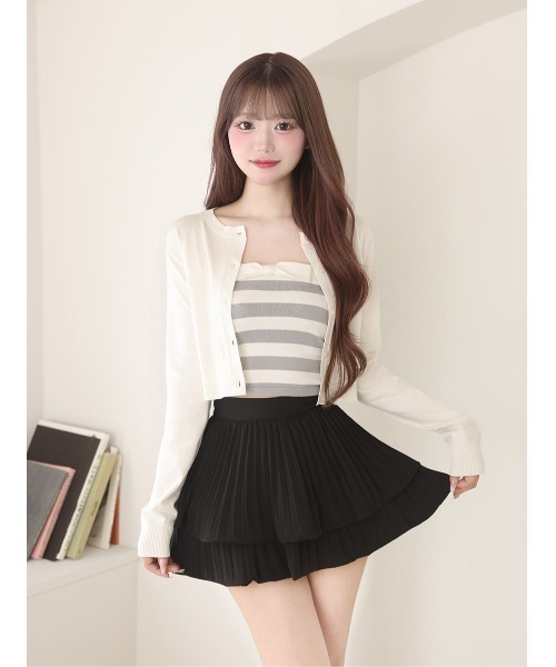darich UVカットエンブレムニットカーディガン Darich カーディガン UVカットエンブレムニットカーディガン