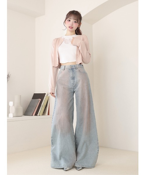 Darich カーディガン UVカットエンブレムニットカーディガン