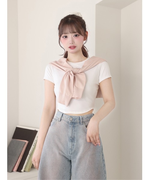 ★完全未開封♡ダーリッチUVカットエンブレムニットカーディガン ピ