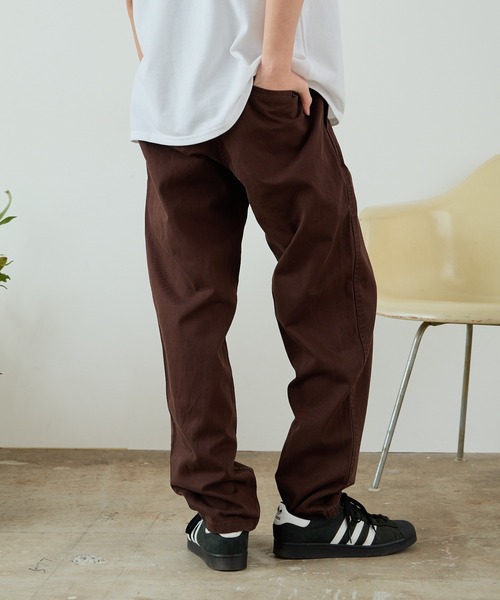 GRAMICCI オリーブ チノパンツ GRAMICCI チノパン Gramicci/グラミチ LOOSE TAPERED RIDGE PANT