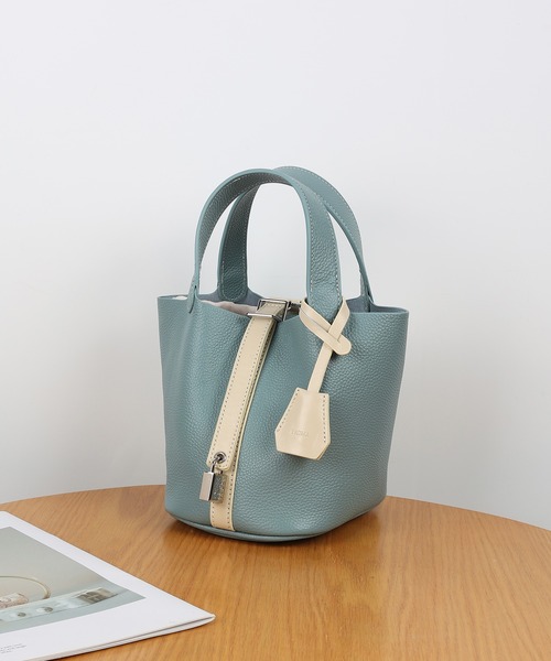 PADMA（パドマ） トートバッグ キーチャーム付 本革ミニトートバッグ