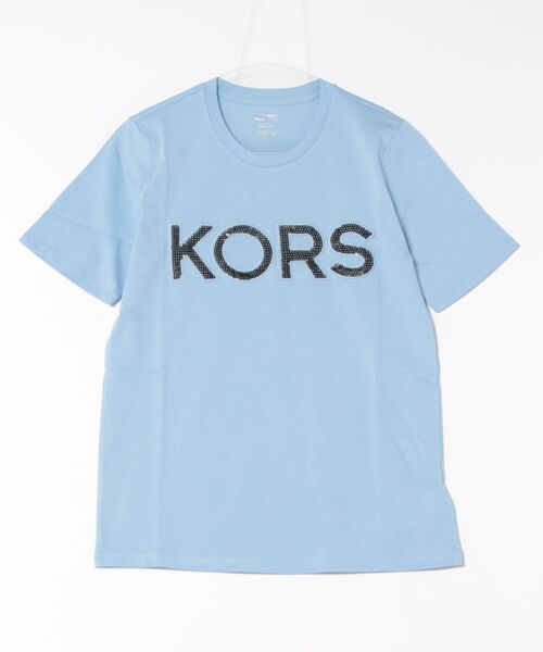 tシャツ KORS シークイン クラシック Tシャツ レディース