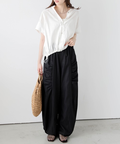 SUGAR BISKET（シュガービスケット） パンツ ギャザーデザインカーブ