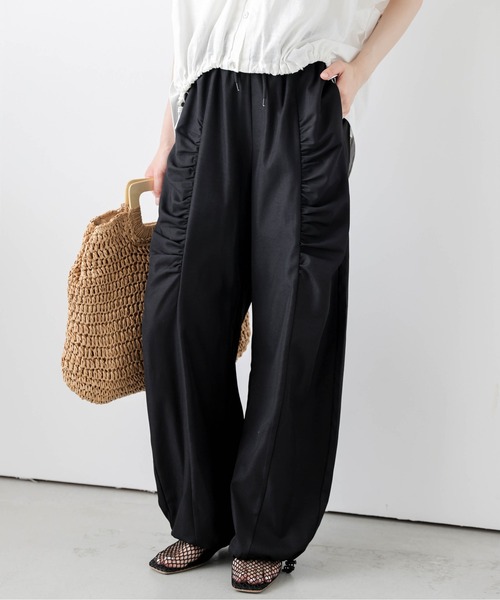 MECRE  ギャザーボリュームデザインパンツ  2223120022-0 MECRE ギャザーボリュームデザインパンツ 2223120022-0 MECRE（メクル