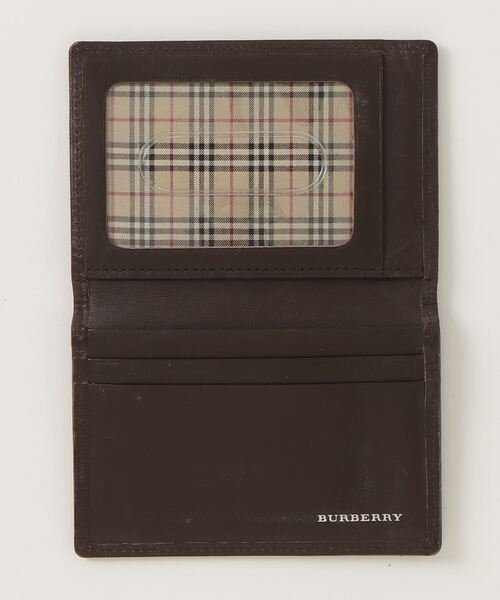 BURBERRY 「BURBERRY」 カードケース - ブラウン メンズ