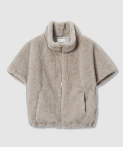 ANAYI（アナイ） コート アウター フェイクミンクファージレ