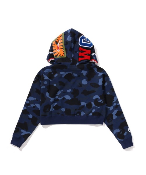 A BATHING APE パーカー COLOR CAMO CRYSTAL STONE SHARK