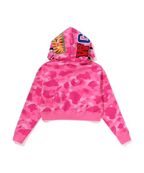 A BATHING APE レーディスパーカーS（クレイジー）ピンク &グレー A BATHING APE レーディスパーカーS（クレイジー）ピンク &グレー