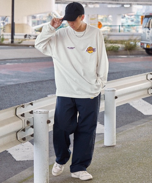 「NBA」 長袖Tシャツ M ホワイト メンズ