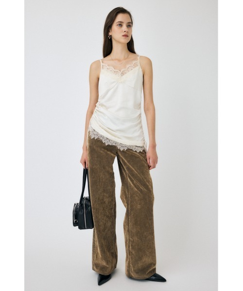 【限定】MOUSSY MIDRISE CORDUROY バギー カーキ　サイズ0 限定】MOUSSY MIDRISE CORDUROY バギー カーキ サイズ0 - メルカリ