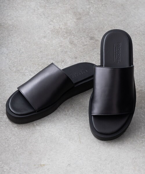 PADRONE 「PADRONE」 サンダル 41 ブラック メンズ : ZOZOTOWN Yahoo