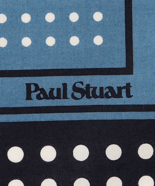 PAUL STUART（ポールスチュアート） ハンカチ ドット柄プリント