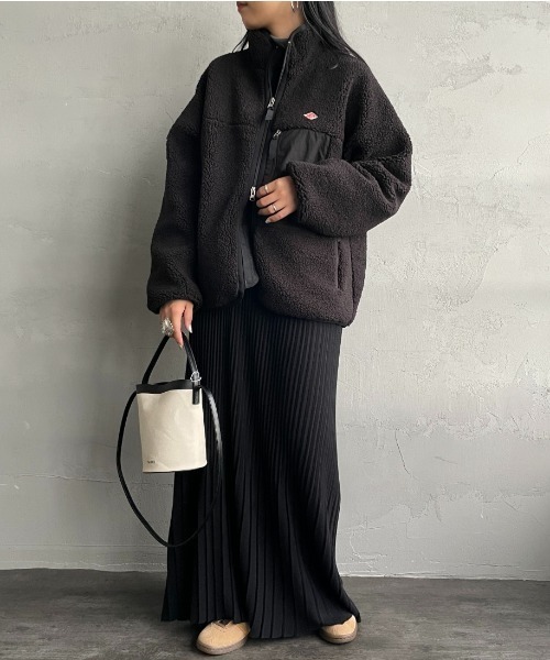 美品　ダントン　ウールモッサコート　フード　ネイビー　くるみボタン　胸ロゴ　L 美品 ダントン ウールモッサコート フード ネイビー くるみ