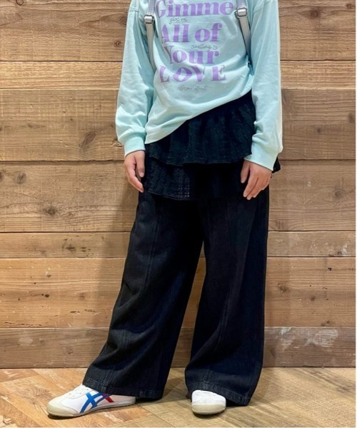 新品☆デニム レースアップトップス SHIPS any別注】Lee: バック レースアップ デニム パンツ 25SS｜ SHIPS