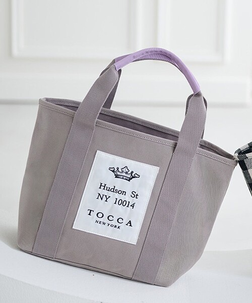 WEB＆一部店舗限定】TOCCA AVENUE CANVAS TOTE キャンバス トートバッグ / TOCCA | ファッション通販  【公式通販】オンワード・クローゼット トートバッグ TOCCA AVENUE CANVASTOTE キャンバス トートバッグ レディース