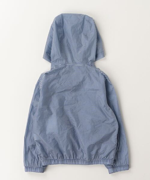 「PETIT BATEAU」 「KIDS」ボーダー柄ブルゾン 95 ブルー キッズ_画像2