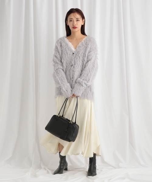 カーディガン カラーシャギーカーディガン　581532 レディース | mysty woman | 06