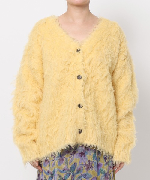 カーディガン カラーシャギーカーディガン　581532 レディース | mysty woman | 18