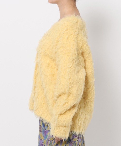 カーディガン カラーシャギーカーディガン　581532 レディース | mysty woman | 19