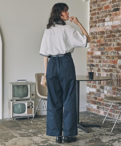 「PENNEYS」 半袖ポロシャツ FREE アイボリー レディース_画像3