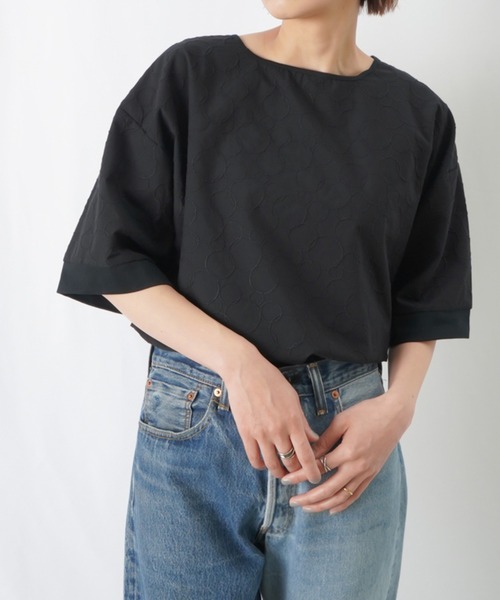 「malla」 半袖ブラウス FREE ホワイト レディース_画像9